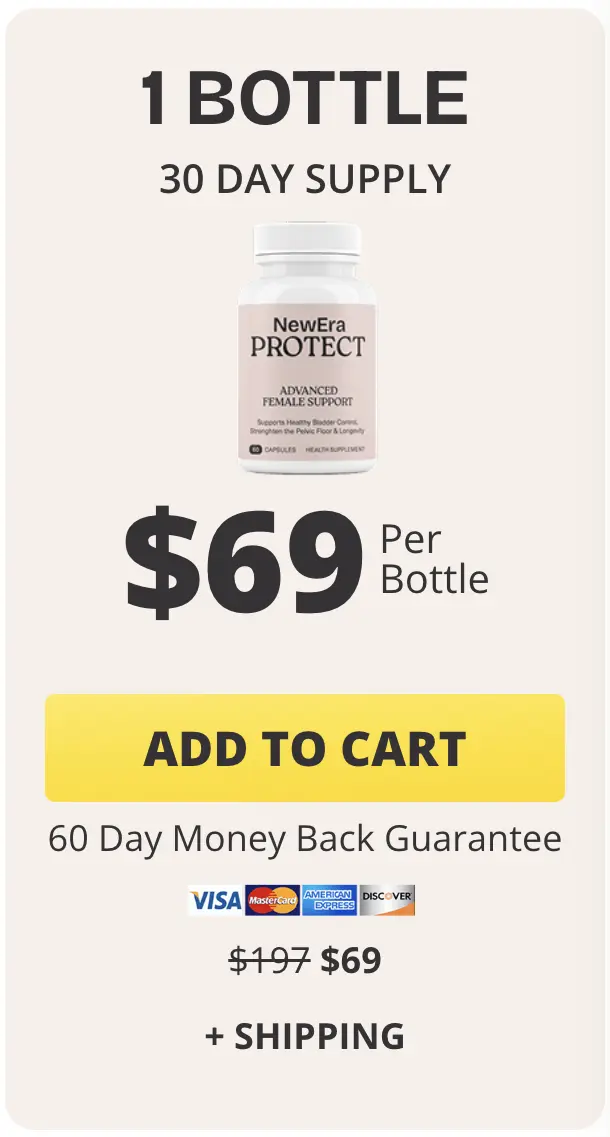NewEra Protect 1 Bottle - 30 Day Supply - $69 Per Bottle - 60 Day Money Back Guarantee